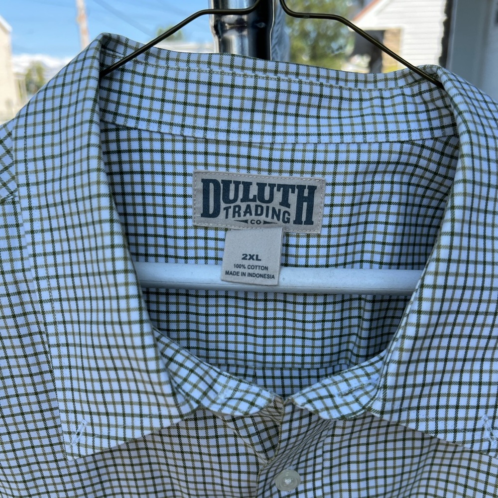 Duluth Trading XXL 100% Cotton Men’s Button Down shirt